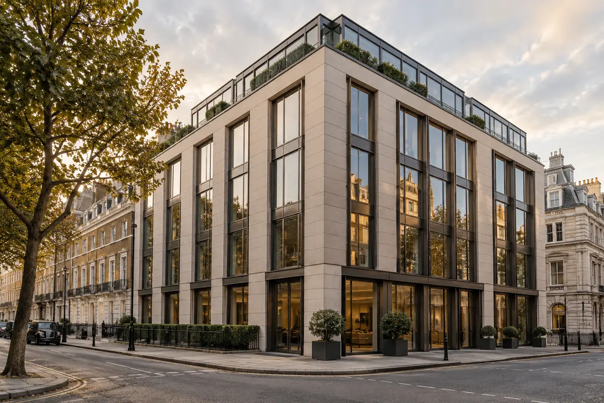 Modern commercial property in London